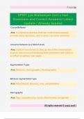 SPMT 370 Waltemyer Unit 1 test  Questions and Correct Answers&sol; Latest  Update &sol; Already Graded