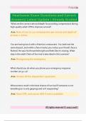 Heartsaver Exam Questions and Correct  Answers&sol; Latest Update &sol; Already Graded