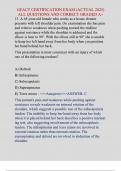 GFACT CERTIFICATION EXAM WITH ACTUAL QUESTIONS AND ANSWERS 100&percnt;