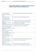 Exam &lpar;elaborations&rpar; City and Guilds 2365 Unit 201 Health and Safety   