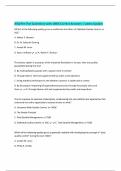 ASQ Pre-Test Questions with 100&percnt; Correct Answers &vert; Latest Update