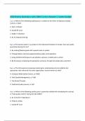 ASQ Review Questions with 100&percnt; Correct Answers &vert; Latest Update