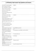 C-39 Roofing Trade Practice Test Questions and Answers