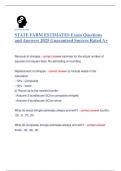 STATE FARM ESTIMATES Exam Questions and Answers 2025 Guaranteed Success Rated A&plus;&period;