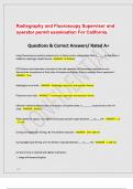 Radiography and fluoroscopy supervisor and operator permit examination for california