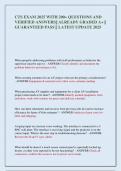 CTS EXAM 2025 WITH 200&plus; QUESTIONS AND  VERIFIED ANSWERS&vert;&vert; ALREADY GRADED A&plus; &vert;&vert;  GUARANTEED PASS &vert;&vert; LATEST UPDATE 2025 