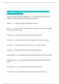 BIOL111 &ndash; Ecology Exam &ndash; Questions with 100&percnt; Correct Answers &vert; Latest Update 2025&sol;2026