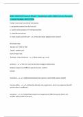 EXAMS BUNDLE PACKAGE&colon;&colon;&colon;&colon;BIOL 1010 Exam &vert; Questions with 100&percnt; Correct Answers &vert; VERIFIED 