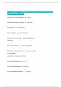 Black Rock Coffee Bar Exam &ndash; Questions with 100&percnt; Correct Answers &vert; Latest Update 2025&sol;2026