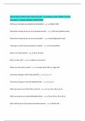 Black Rock Coffee Bar Study Guide &ndash; Questions with 100&percnt; Correct Answers &vert; Latest Update 2025&sol;2026