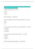 Black Rock Coffee Bar Training Manual &ndash; Questions with 100&percnt; Correct Answers &vert; Latest Update 2025&sol;2026