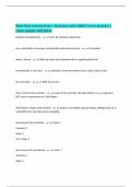 EXAMS BUNDLE PACKAGE&colon;&colon;&colon;&colon;Black Rock Coffee Bar Exam &vert; Questions with 100&percnt; Correct Answers &vert; VERIFIED 