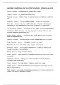 ADOBE PHOTOSHOP CERTIFICATION STUDY GUIDE