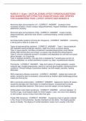   NURS 6111 Exam 1 &lbrack;ACTUAL EXAM&rsqb; LATEST VERSION &lbrack;QUESTIONS  AND ANSWERS&rsqb; WITH PRACTICE EXAM DETAILED AND VERIFIED  FOR GUARANTEED PASS- LATEST UPDATE 2025 GRADED A 
