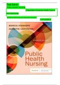  Public Health Nursing&colon; Population-Centered Health Care in the Community &lpar;11th Edition&comma; Marcia Stanhope & Jeanette Lancaster&rpar; &vert; Complete Test Bank &vert; Community and Public Health Nursing Exam Prep