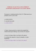 Comsae 110 correct answers