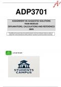  ADP3701 Assignment 6 &lpar;COMPLETE QUESTIONS & ANSWERS&rpar; Year Module 2025 - DUE 15 OCTOBER 2025