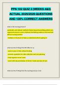 PPN 102 QUIZ 2 &lpar;WEEKS 4&5&rpar; ACTUAL 2025&sol;2026 QUESTIONS AND 100&percnt; CORRECT ANSWERS