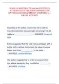 RLGN 105 MIDTERM EXAM 100 QUESTIONS WITH DETAILED VERIFIED ANSWERS &lpar;100&percnt; CORRECT ANSWERS&rpar; &sol;A&plus; GRADE ASSURED&period;