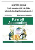 Solution Manual for Payroll Accounting &vert; chapters 1-7 complete 34th edition 2024 