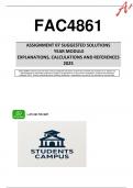FAC4861 Assignment 7 (COMPLETE QUESTIONS & ANSWERS) Year Module 2025 - DUE 26 NOVEMBER 2025