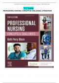  Professional Nursing&colon; Concepts & Challenges&comma; 10th Edition &ndash; Test Bank