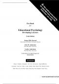 Educational Psychology&colon; Developing Learners &lpar;10th Edition&rpar; by Jeanne Ellis Ormrod &ndash; Complete Test Bank with Questions and Answers for All Chapters