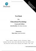 Educational Psychology &lpar;14th Edition&rpar; by Anita Woolfolk &ndash; Complete Test Bank for All Chapters