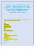 ODS FINAL EXAM 2025&sol;2026 WITH ACTUAL  CORRECT QUESTIONS AND VERIFIED  DETAILED ANSWERS &vert;FREQUENTLY TESTED  QUESTIONS AND SOLUTIONS &vert;ALREADY  GRADED A&plus;&vert;NEWEST&vert;BRAND NEW  VERSION&excl;&excl;&vert;LATEST UPDATE
