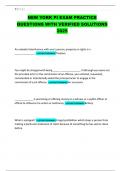 NEW YORK PI EXAM PRACTICE QUESTIONS WITH VERIFIED SOLUTIONS 2025