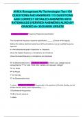 AVIXA Recognized AV Technologist Test 100 QUESTIONS AND ANSWERS 115 QUESTIONS AND CORRECT DETAILED ANSWERS WITH RATIONALES &lpar;VERIFIED ANSWERS&rpar; ALREADY GRADED A&plus; 2025 NEW UPDATE