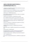 AMCA REVIEW QUESTIONS & ANSWERS&lpar;RATED A&plus;&rpar; 