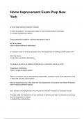 Home Improvement Exam Prep New York NEWEST 2025&sol;2026 ACTUAL EXAM COMPLETE QUESTIONS AND CORRECT DETAILED ANSWERS &lpar;VERIFIED ANSWERS&rpar; &vert;ALREADY GRADED A&plus;&vert;&vert;BRAND NEW&excl;&excl;