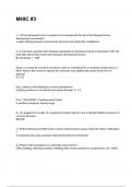 MHIC &num;3 NEWEST 2025&sol;2026 ACTUAL EXAM COMPLETE QUESTIONS AND CORRECT DETAILED ANSWERS &lpar;VERIFIED ANSWERS&rpar; &vert;ALREADY GRADED A&plus;&vert;&vert;BRAND NEW&excl;&excl;