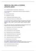 MEDICAL BILLING & CODING UPDATE 2025&excl;&excl;