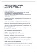 AMCA MAC QUESTIONS & ANSWERS &lpar;RATED A&plus;&rpar;