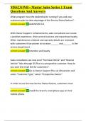 MSS231WB - Master Sales Series 1 Exam Questions And Answers&period;docx