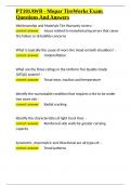 PT101AWB - Mopar TireWorks Exam Questions And Answers&period;docx