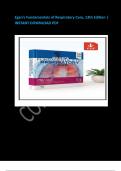 Egan&rsquo;s Fundamentals of Respiratory Care&comma; 13th Edition &vert;  INSTANT DOWNLOAD PDF 