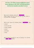 Ati Teas&comma; ATI TEAS&colon; Science 2025&vert;new actual  exam questions with 100&percnt; verified question