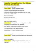 Canadian Nursing Principles Test -2 Exam Questions And Answers&period;docx