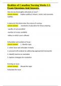 Realities of Canadian Nursing Weeks 1-5 Exam Questions And Answers&period;docx