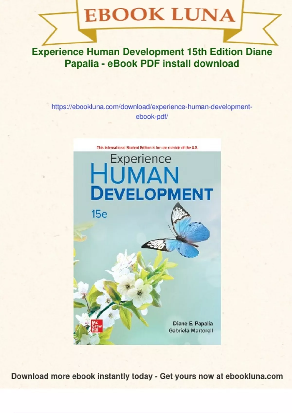 Summary Experience Human Development 15th Edition Diane Papalia - eBook ...