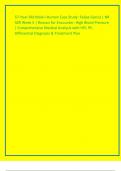 57-Year-Old Male I-Human Case Study&colon; Felipe Garcia &vert; NR  509 Week 5 &vert; Reason for Encounter&colon; High Blood Pressure  &vert; Comprehensive Medical Analysis with HPI&comma; PE&comma;  Differential Diagnosis & Treatment Plan 
