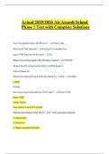 Actual 2025&sol;2026 Air Assault School Phase 1 Test with Complete Solutions