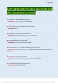 EARTH WORK NICET LEVEL 2 QUESTIONS AND WELL ELABORATED ANSWERS&period;