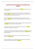 LICENSE EXAM FINAL TEST QUESTIONS AND ANSWERS &lpar;100&percnt;  CORRECT&rpar; 