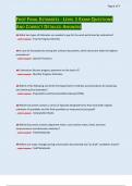 FDOT FINAL ESTIMATES - LEVEL 1 EXAM QUESTIONS AND CORRECT DETAILED ANSWERS