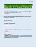 FINAL ESTIMATES LEVEL 1 CTQP EXAM QUESTIONS AND CORRECT DETAILED ANSWERS 