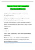 CAIB 2 - CHAPTER 1 Exam 2026 Questions and Answers